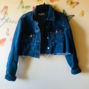 Cropped Denim Jacket